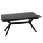 Настоящее фото товара Стол обеденный Loggia, черный, произведённого компанией ChiedoCover