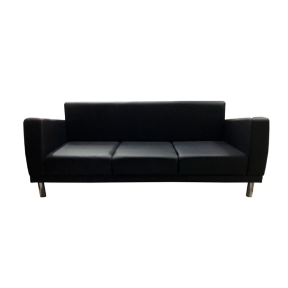 Диван Таура Люкс трехместный, черный - фото 2