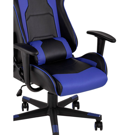 Кресло игровое TopChairs Diablo синее - фото 5