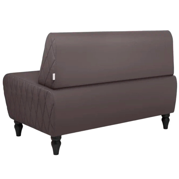 Диван Лотик, экокожа, коричневый - фото 3