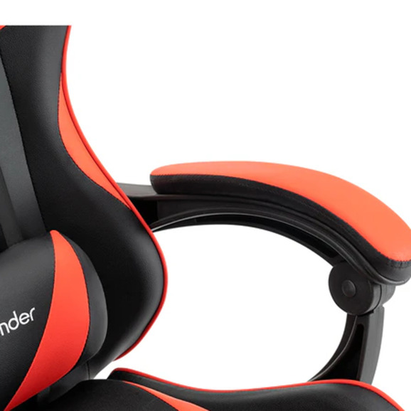 Кресло компьютерное Rumpus, черный, красный - фото 12