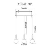Подвесной светильник V6041-3P Scrumbel