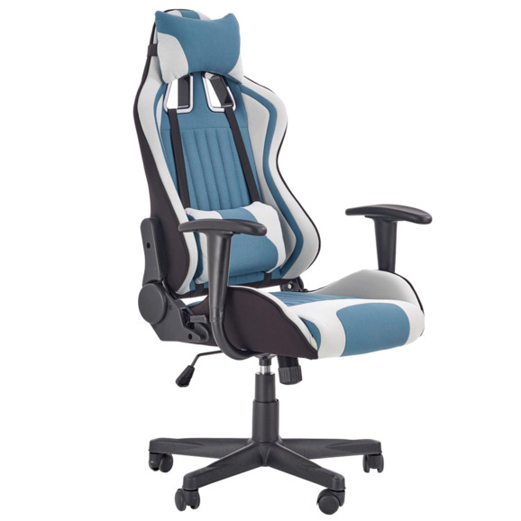 Кресло офисное Trepidation, светло-серый, бирюзовый Кресло офисное Trepidation, светло-серый, бирюзовый - фото 1