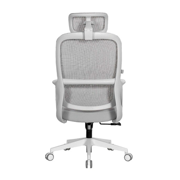 Офисное поворотное кресло Sparx loki grey hr / grey, mesh / fabric, светло-серый - фото 2