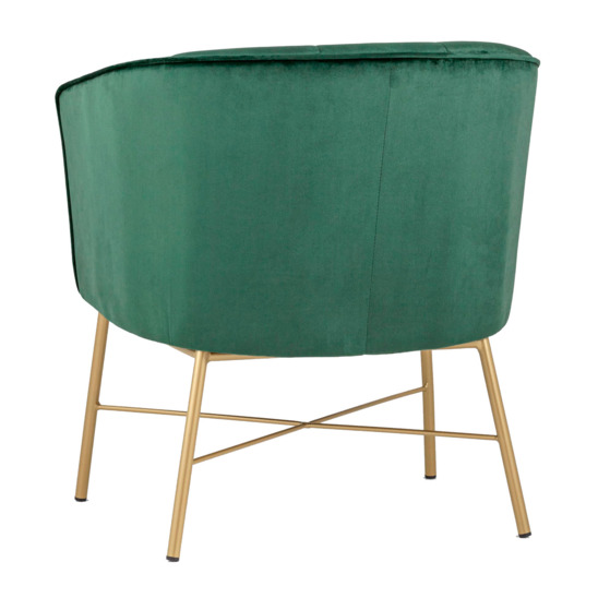 Кресло Шале велюр зеленый - фото 4