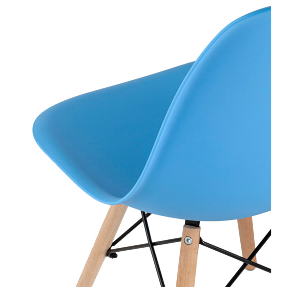 Стул Eames DSW голубой - фото 6