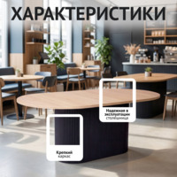 Фотография товара Стол Фуд-корт, 2000*1000 от компании ChiedoCover.