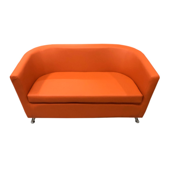 Диван Вейв двухместный, оранжевый - фото 3