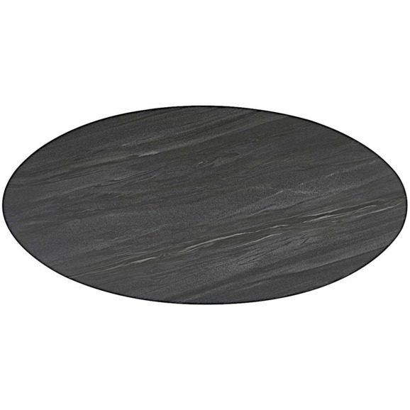 Стол обеденный AustriIia Sand Black, 180*90*75, керамика, металл, черный - фото 6