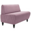 Настоящее фото товара Диван Лотик, велюр, сиреневый, произведённого компанией ChiedoCover