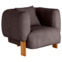 Настоящее фото товара Кресло Cassis, коричневый, произведённого компанией ChiedoCover