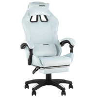 Настоящее фото товара Кресло спортивное TopChairs MG-7019 велюр светло-голубой, произведённого компанией ChiedoCover