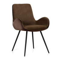Настоящее фото товара Кресло Dali, коричневый, произведённого компанией ChiedoCover