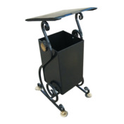 Фотография товара Урна кованая с козырьком Проспект, черная от компании ChiedoCover.