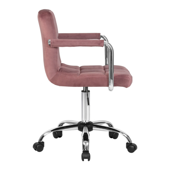 Офисное кресло Таварес, пудрово-розовый велюр - фото 2