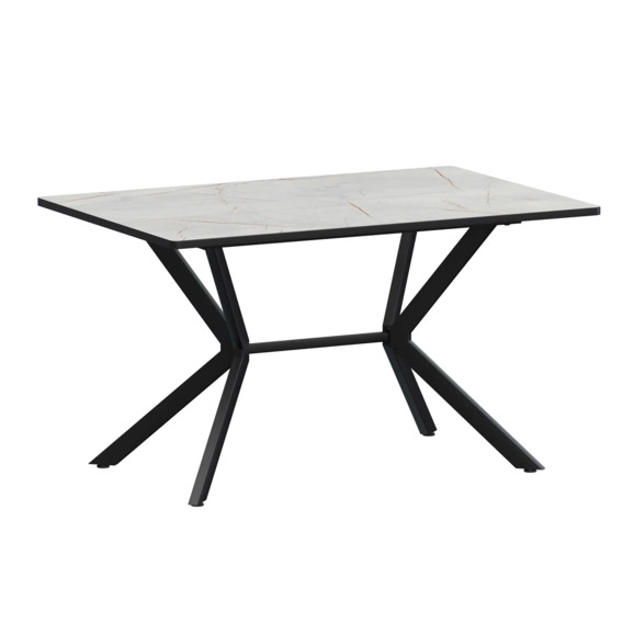 Стол нераздвижной Сири 1200 Р20, серый каспий, черный муар - фото 1