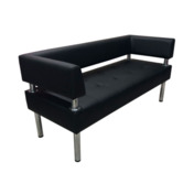 Фотография товара Диван Сантур трехместный, черный от компании ChiedoCover.