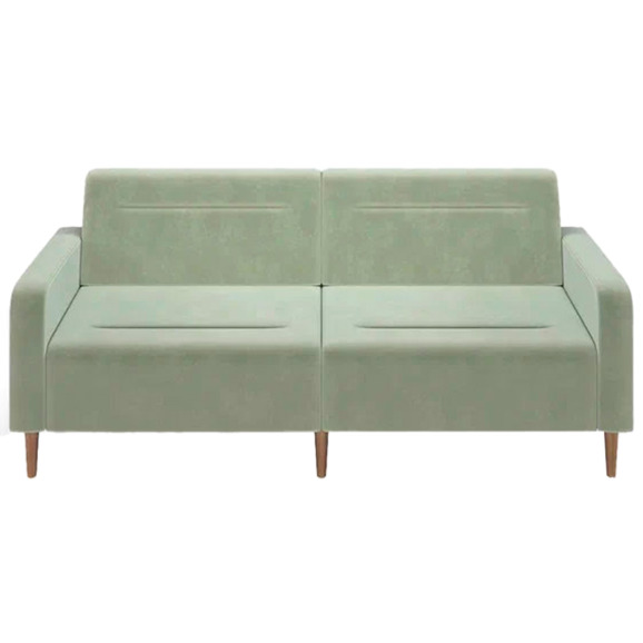 Диван Папилла, велюр, 182 см, оливковый - фото 2