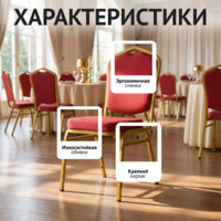 Фотография товара Хит 20мм - алюминиевый каркас, золото, красная корона от компании ChiedoCover.