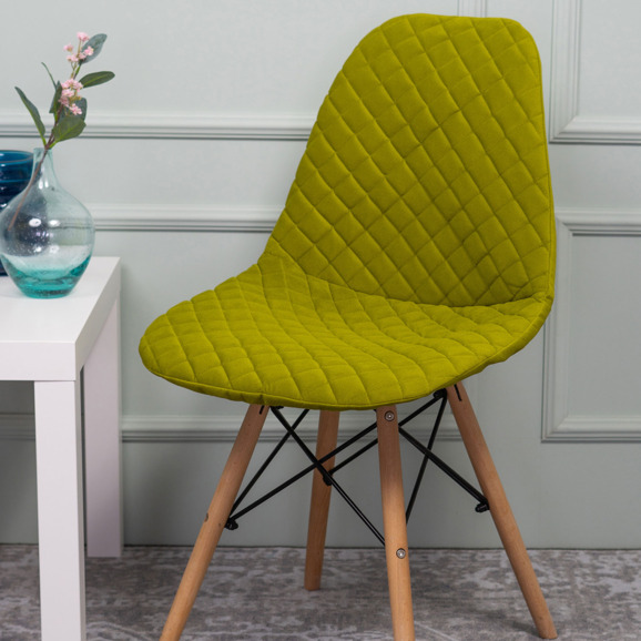 Чехол Е07 на стул Eames, оливковый - фото 8