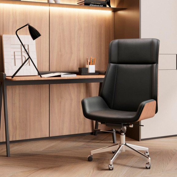 Кресло руководителя TopChairs Crown SN черный - фото 5