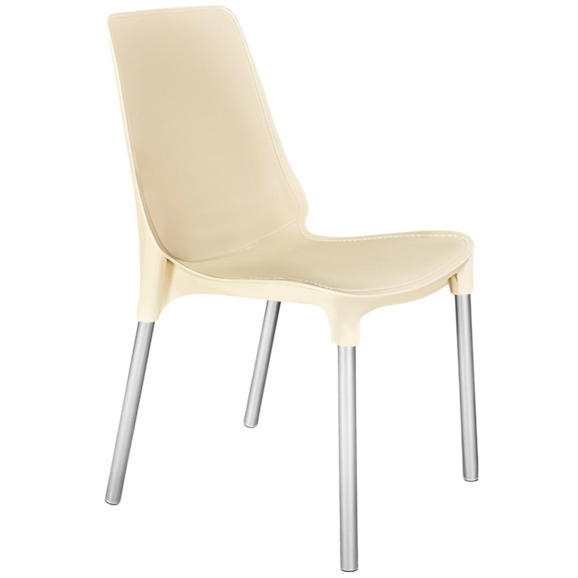 Стул Тилл, бежевый, хром - фото 1