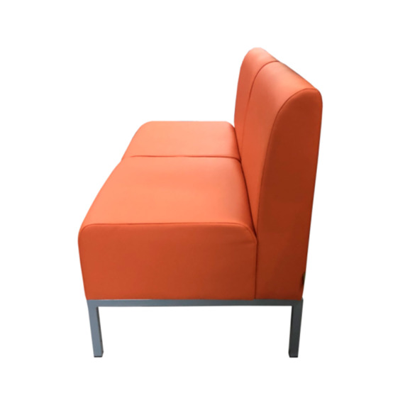 Диван Компакт двухместный, оранжевый - фото 4