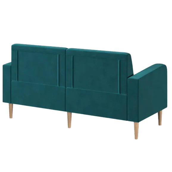 Диван Папилла, велюр, 162 см, изумрудный - фото 3
