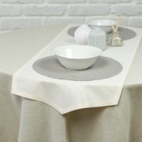 Настоящее фото товара Дорожка для стола, журавинка, горизонтальная, произведённого компанией ChiedoCover