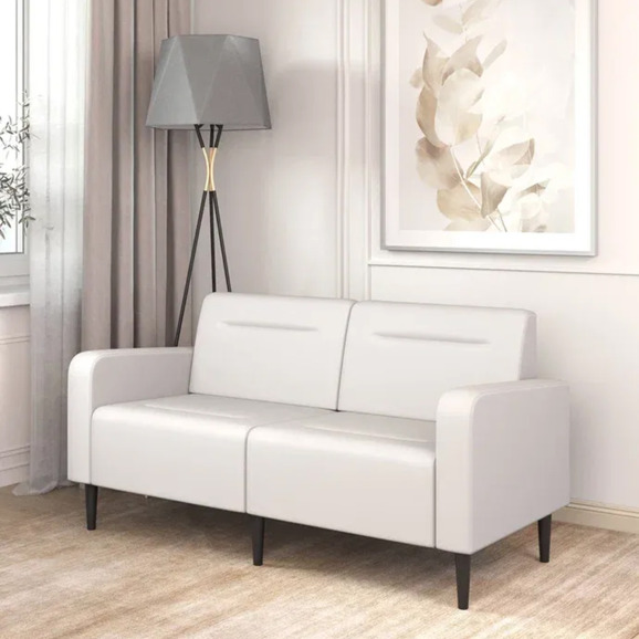 Диван Папилла, экокожа, 162 см, белый Диван Папилла, экокожа, 162 см, белый - фото 4