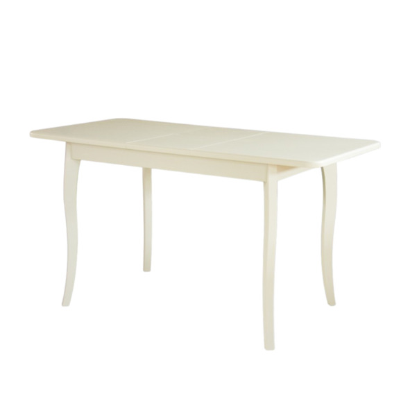 Стол раздвижной Ронил, массив бука, молочный - фото 4