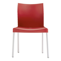 Настоящее фото товара Кресло пластиковое Итинос, красный, произведённого компанией ChiedoCover