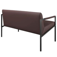 Фотография товара Диван Номик, экокожа, коричневый от компании ChiedoCover.