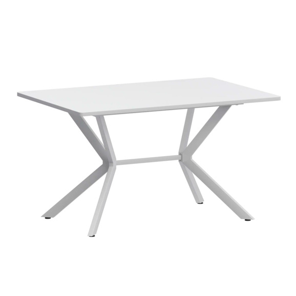 Стол нераздвижной Сири 1200 Р20, супер белый, белый муар - фото 1