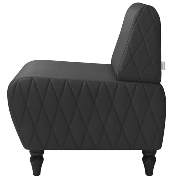 Кресло Лотик экокожа, черный Кресло Лотик экокожа, черный - фото 4