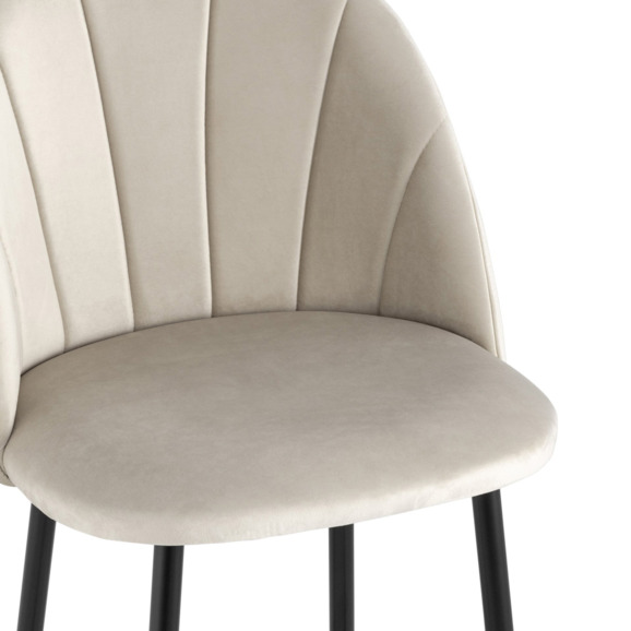 Стул полубарный Логан SN, велюр, бежевый - фото 7