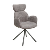 Фотография товара Стул VARDY 360 град.поворот. Темно-серый букле XD841-16 / Серый от компании ChiedoCover.