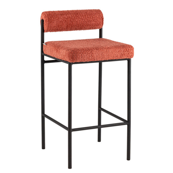 Стул полубарный Балла букле, коралловый Стул полубарный Балла букле, коралловый - фото 1