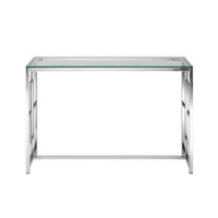 Консольный столик Бруклин 120 x 40 серебро