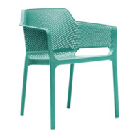 Настоящее фото товара Кресло пластиковое Net, ментоловый, произведённого компанией ChiedoCover