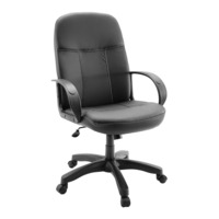 Настоящее фото товара Офисное кресло CT, кожзам черный, произведённого компанией ChiedoCover