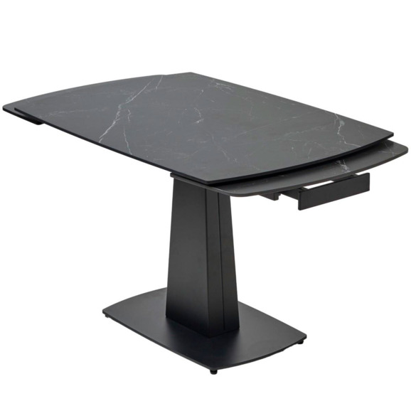 Стол BALDE 140 MATT BLACK MARBLE SOLID CERAMIC / BLACK - фото 4