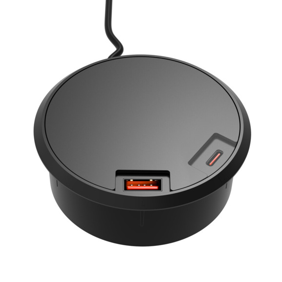 Встраиваемая беспроводная зарядка T02C 45W  - фото 1