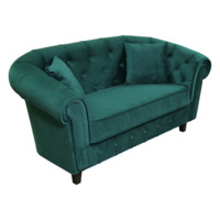 Настоящее фото товара Диван Collo Lux SKS, зеленый, произведённого компанией ChiedoCover