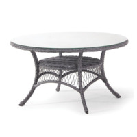 Настоящее фото товара Дауса стол круглый, серый, произведённого компанией ChiedoCover