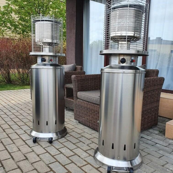Уличный газовый обогреватель 13H Stainless steel - фото 5