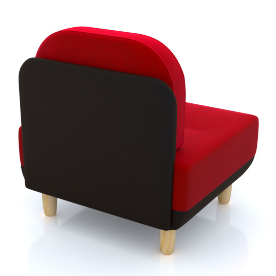 Кресло Рилто, красное - фото 4