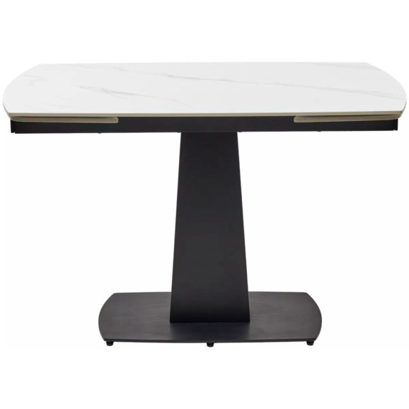Стол BALDE MATT WHITE MARBLE SOLID CERAMIC / BLACK - фото 2