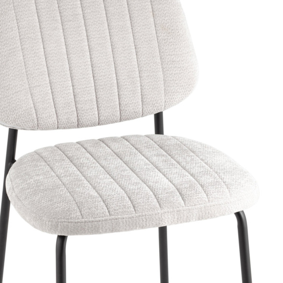 Стул обеденный Patrys, светло-серый, шенилл - фото 7