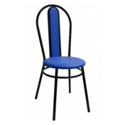 Фотография товара Стул Lorence, каркас черный, синий от компании ChiedoCover.